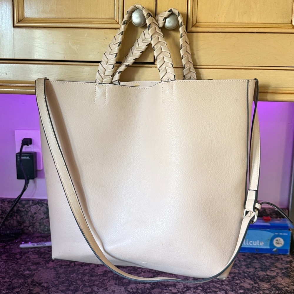 JULES KAE ladies large tote, good condition long adjustable strap short handles - Picture 12 of 16